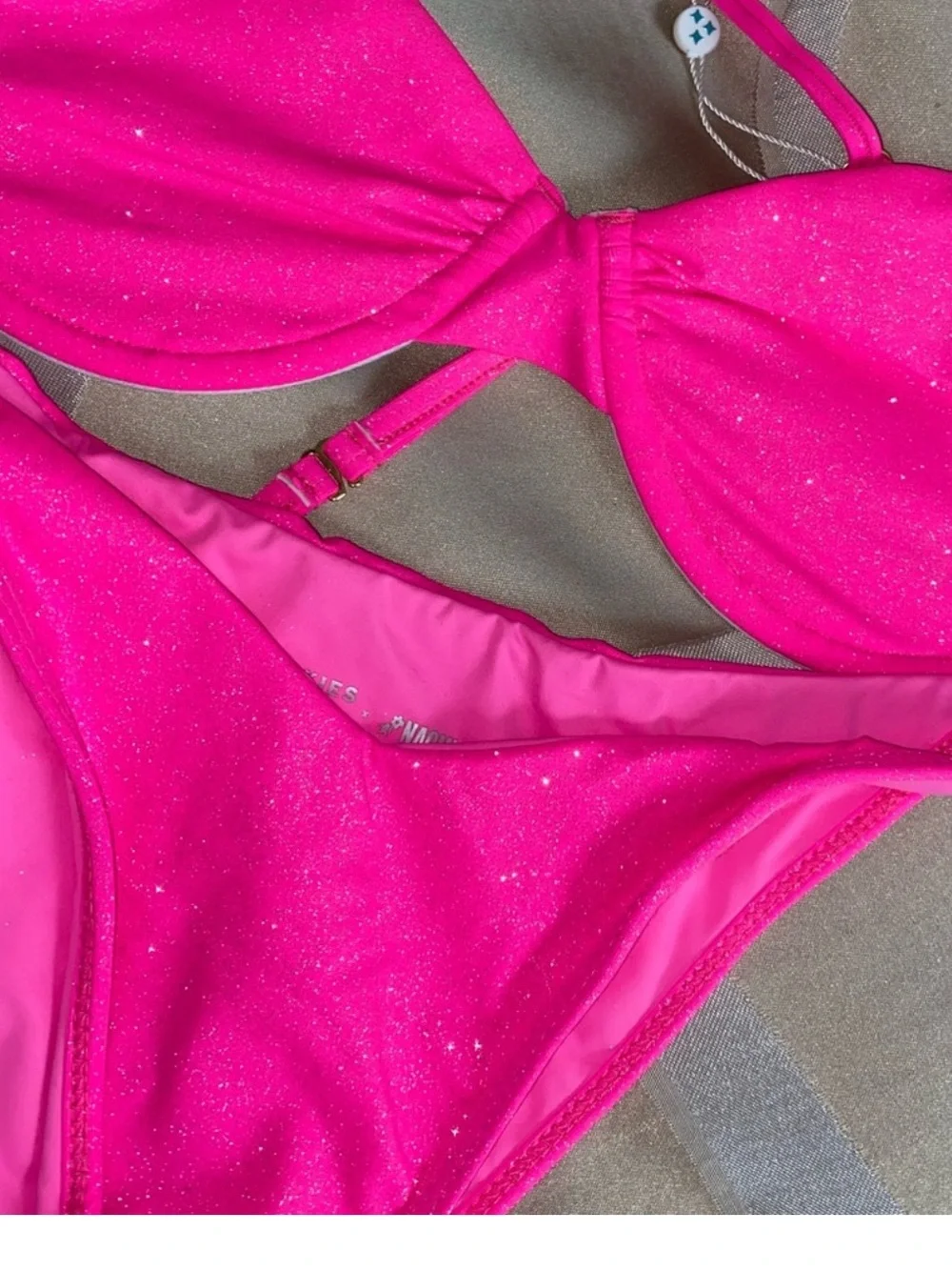 Frankies bikinis glitter bikini set